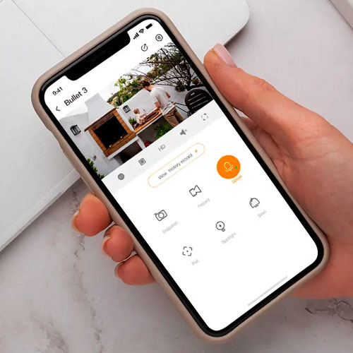 Tecnología IMOU Sense detectando personas y vehículos